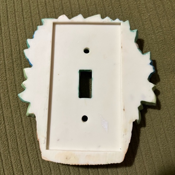 Vtg Avon Basket Of Flowers 3D Single Light Switch Cover Colorful Grandmacore - Picture 3 of 7